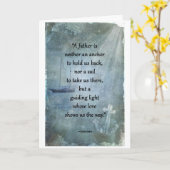 誘導灯父の式グリーティングカード カード (黄色い花)