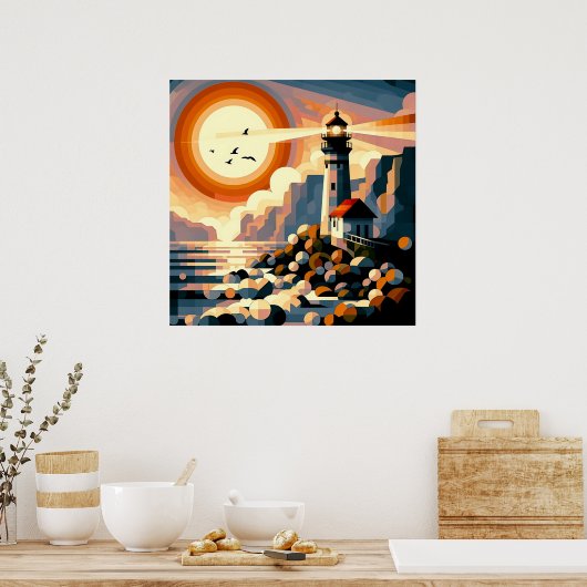 誘導灯 ポスター (キッチン)