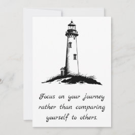 誘導灯 – 旅に焦点を当てる 招待状