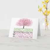 誘導相談員カードさくらんぼ花 カード (黄色い花)