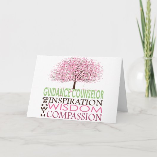 誘導相談員カードさくらんぼ花 カード (正面)