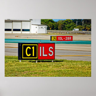 誘導路及び滑走路終端 ポスター