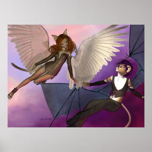 誘惑されたプリント ポスター (正面)