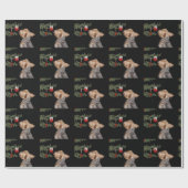 誘惑されたヨークシャーテリアのクリスマス ラッピングペーパー (フラット)