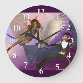 誘惑された ラージ壁時計