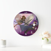 誘惑された ラージ壁時計 (ホーム)