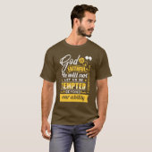 誘惑に打ち勝つ - 聖書の言葉 Tシャツ (正面フル)