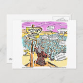 誘惑に抵抗？面白いギフトカード＆Tシャツ ポストカード (正面/裏面)