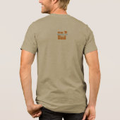 誘惑に負けない面白い猫 トライブレンドＴシャツ (裏面)