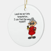 誘惑に駆られないように導く セラミックオーナメント (左)