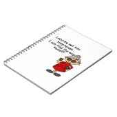 誘惑に駆られないように導く ノートブック (左側)