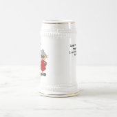 誘惑に駆られないように導く ビールジョッキ (中央)