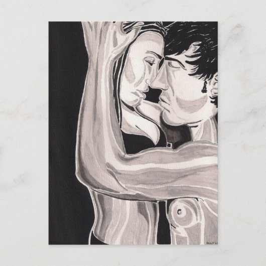 誘惑のはがき ポストカード (正面)