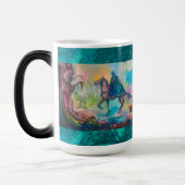 誘惑のダークナイトと悪魔の宝ブルー モーフィングマグカップ (左)