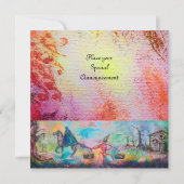 誘惑のダークナイトと悪魔の宝、青 招待状 (裏面)