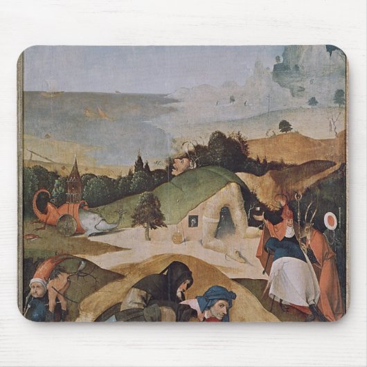 誘惑のトリプティクの左の翼の マウスパッド (正面)