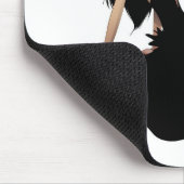 誘惑の白のマウスパッド マウスパッド (コーナー)