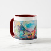 誘惑ダークナイトと悪魔の宝,青 マグカップ (正面左)