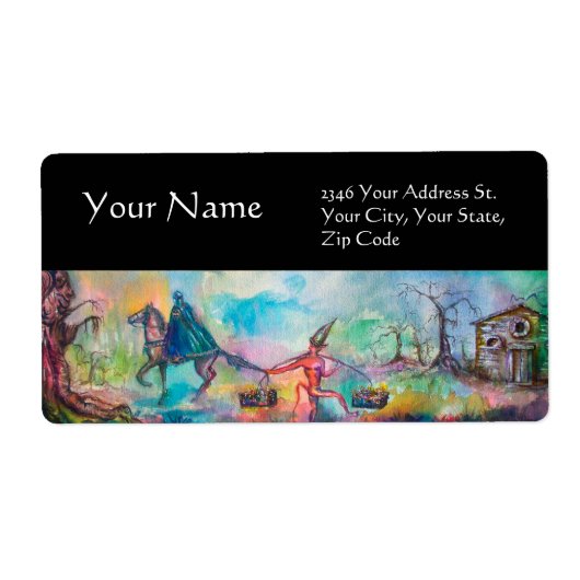 誘惑ダークナイトと悪魔の宝，青 ラベル (正面)