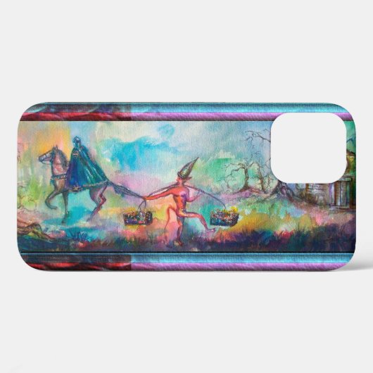 誘惑ダークナイトと悪魔の宝,青 Case-Mate iPhoneケース (裏面 (横))