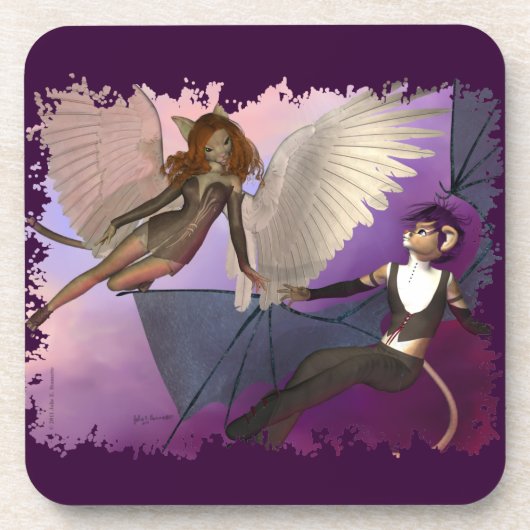 誘惑プラスチックのコースター コースター (正面)