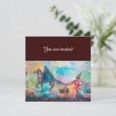 誘惑モノグラム宝石イエロー 招待状 (スタンド正面)