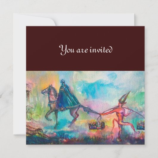 誘惑モノグラム宝石イエロー 招待状 (正面)