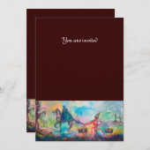 誘惑モモグラム宝石イエロー 招待状 (正面/裏面)