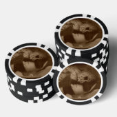 誘惑与えに陥る ポーカーチップ (積み重ね)