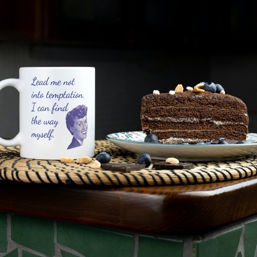 誘惑引用文に導おもしろいく コーヒーマグカップ