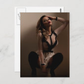 誘惑的な写真 ポストカード (正面/裏面)
