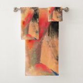 誘惑的な女性 – 抽象芸術女性体絵画ズアート バスタオルセット (インサイチュ)