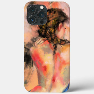 誘惑的な女性 – 抽象芸術女性体絵画ズアート iPhone 13 PRO MAXケース
