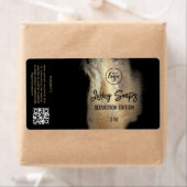 誘惑的な金ゴールドインク石鹸ラベル ラベル (インサイチュ)