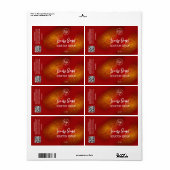 誘惑的な金ゴールド斑点せっけんラベル ラベル (フルシート)