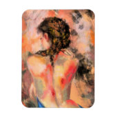 誘惑的レディーアートウーマン体マグネット マグネット (縦)
