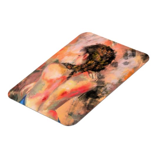 誘惑的レディーアートウーマン体マグネット マグネット (左側)