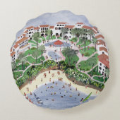 誘惑1990年は時分割します ラウンドクッション (裏面)