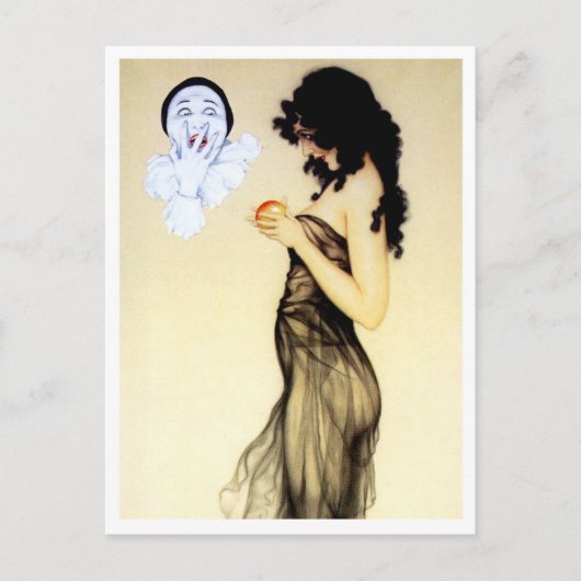 誘惑 – ピエロの愛シリーズより ポストカード (正面)