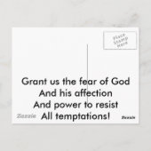 誘惑 ポストカード (裏面)