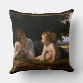 誘惑William Bouguerau クッション (裏面)