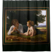 誘惑William Bouguerau シャワーカーテン (正面)