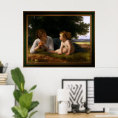 誘惑William Bouguerau ポスター (ホームオフィス)