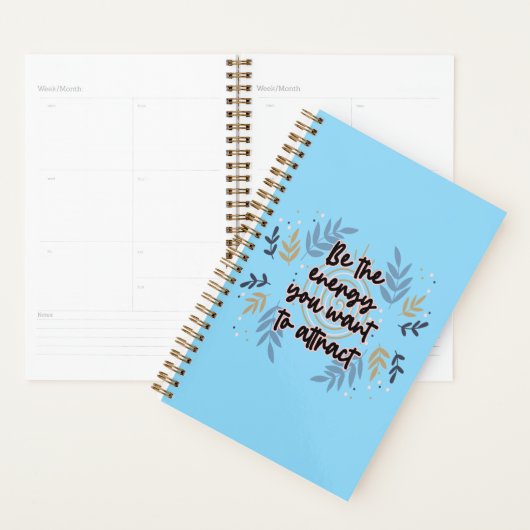 誘致したいエネルギーである プランナー手帳 (ディスプレー)