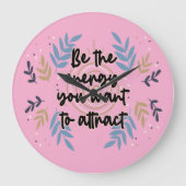 誘致したいエネルギーである ラージ壁時計 (正面)