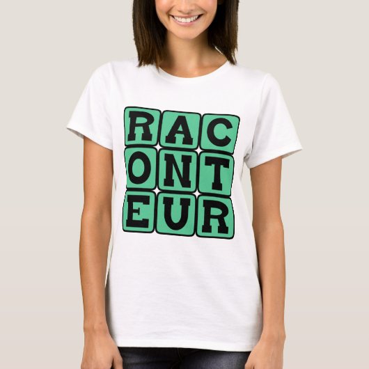 語り部、ストーリーテラー Tシャツ (正面)