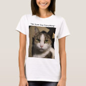 "語る瞳" Tシャツ (正面)