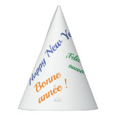 語学で新年を迎え違うる パーティーハット (左)