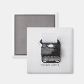 語質タイプライター マグネット (正面/裏面)