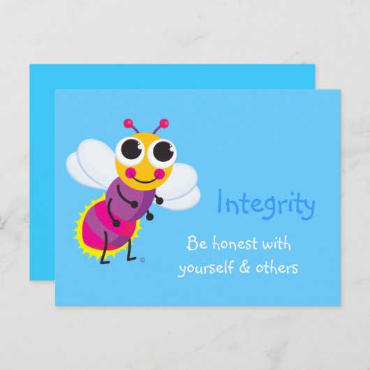 誠実さかわいい蛍 ポストカード (正面/裏面)